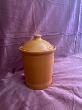 Fiestaware Canister in Tangerine